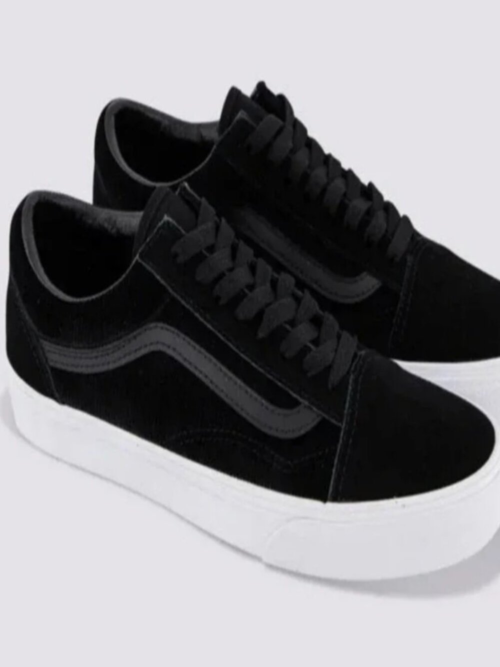 Vans Old Skool Skate Shoe - Black Women Size 13 - Men Size 11.5